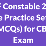 RPF Constable 2024 Free Practice Set-22 (MCQs) for CBT Exam