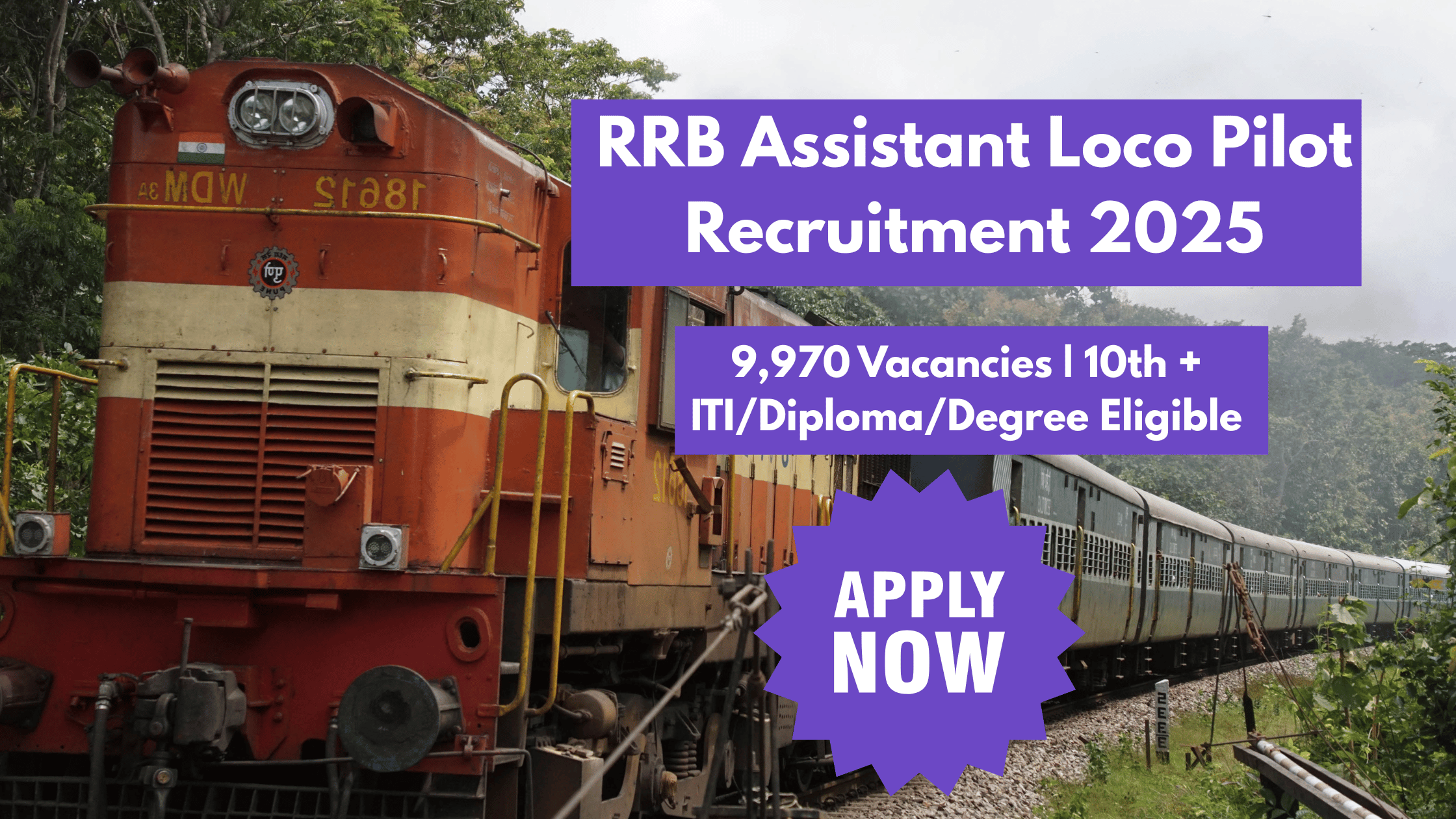 RRB Assistant Loco Pilot Recruitment 2025